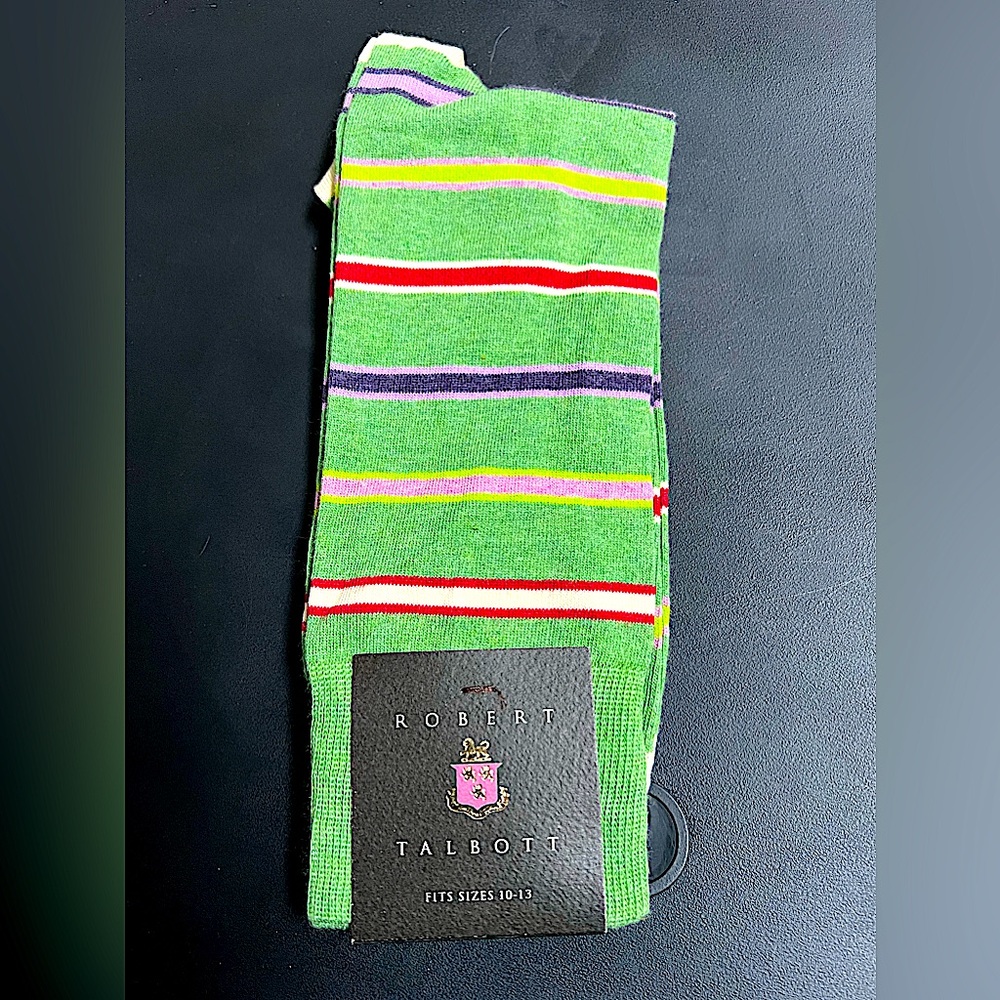 ROBERT TALBOTT DRESS SOCKS MENS 10-13 NWT